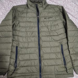 green columbia puffer jacket